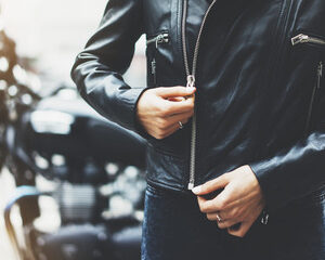 Men’s Bike Leather Jacket